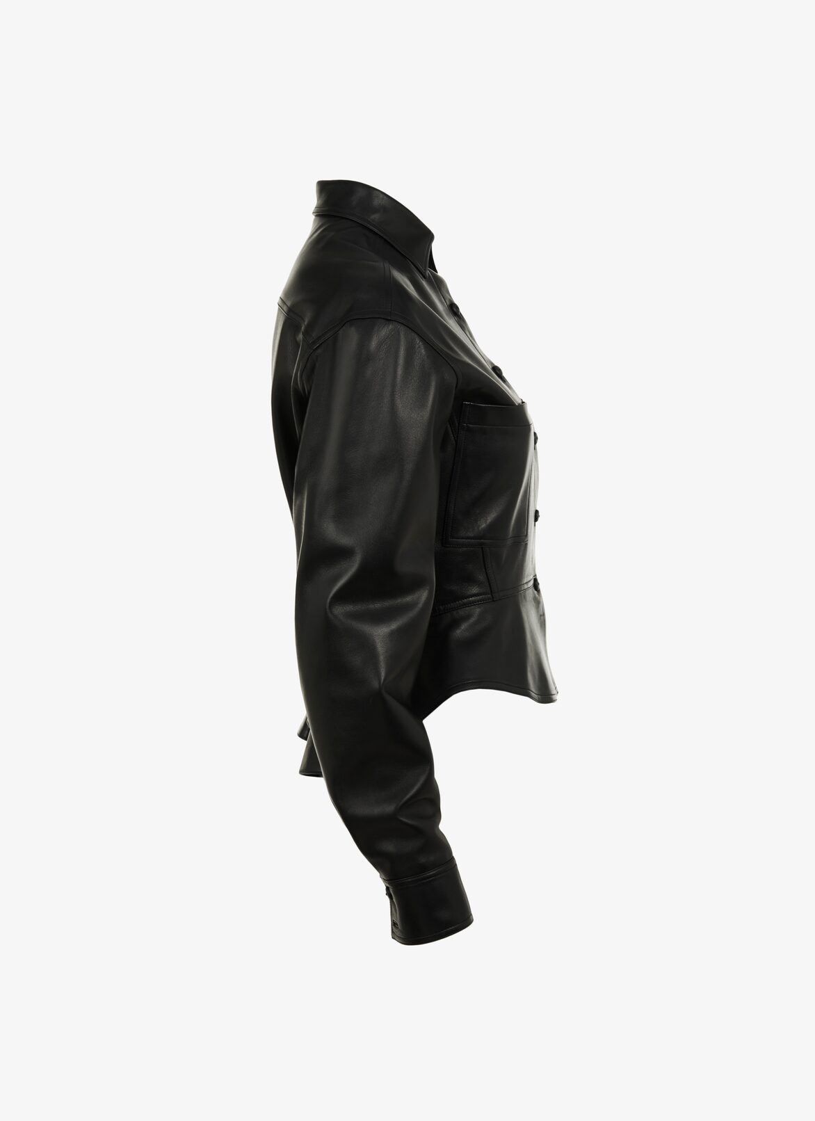 Alaïa Edition 1993 Leather Shirt ALAÏA BLACK ALAÏA EDITION 1993 LEATHER SHIRT